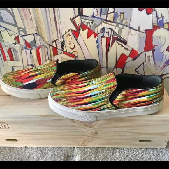 ❤HostPick X2💚Celine Multicolor Flat Sneakers - Picture 6 of 9